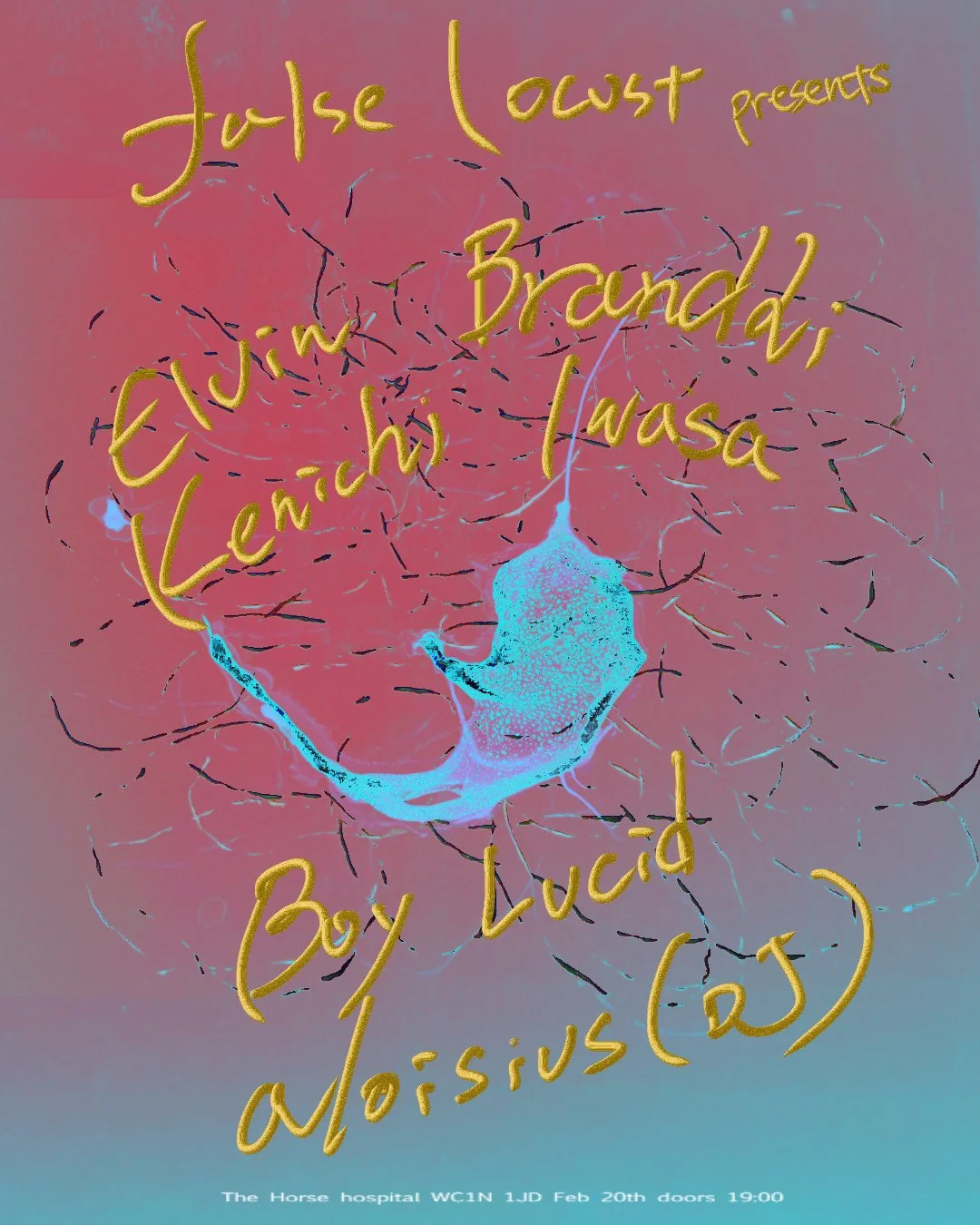 False Locust Presents: Kenichi Iwasa + Elvin Brandhi + Boy Lucid + aloisius (DJ)