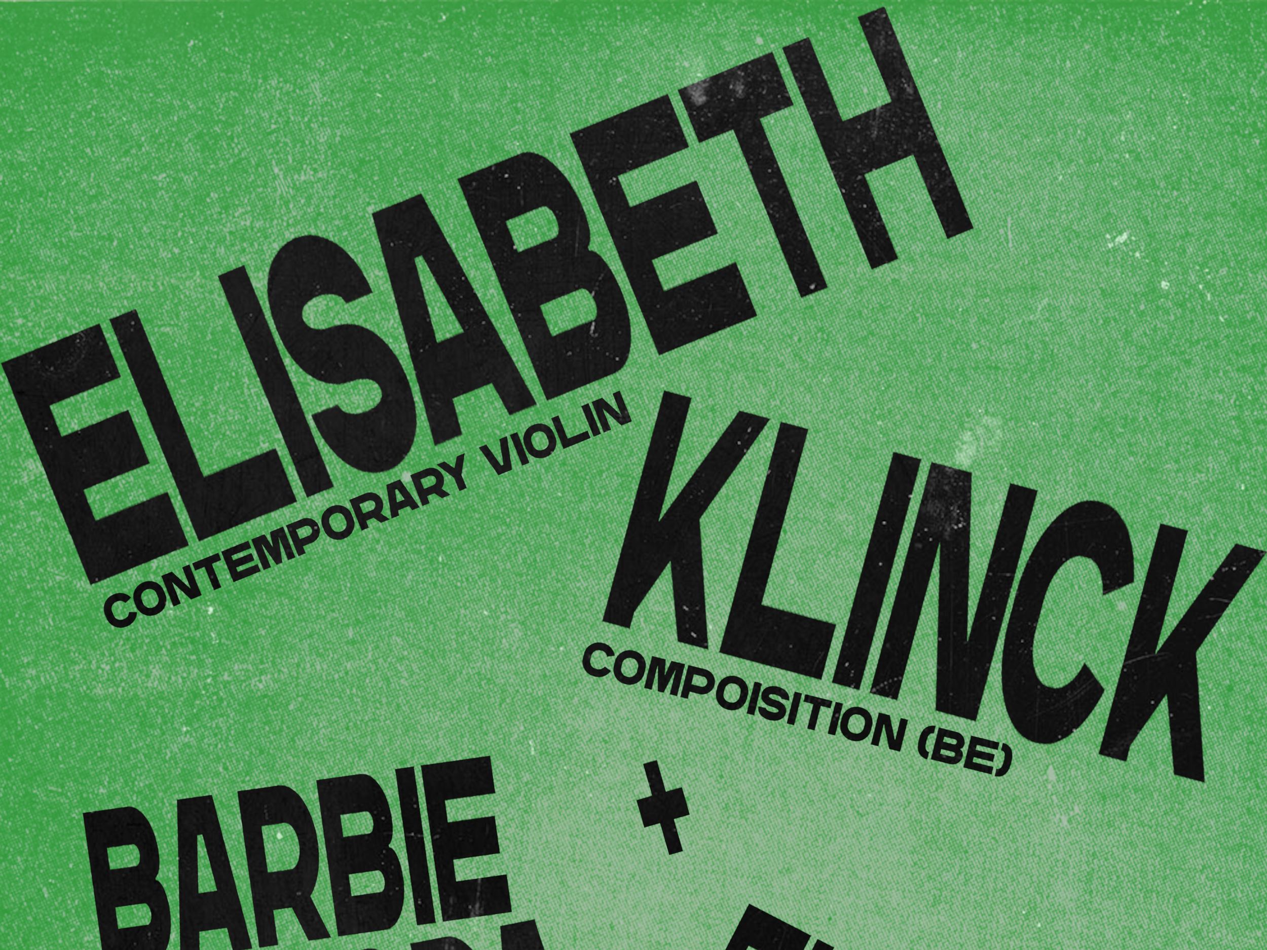 Elisabeth Klinck | Barbie Mukoda / Elien De Schryver /  Andrea Bolzoni (trio)