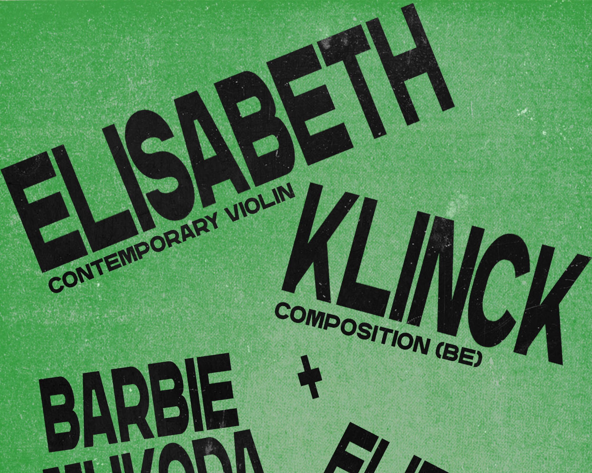 Elisabeth Klinck | Barbie Mukoda / Elien De Schryver /  Andrea Bolzoni (trio)