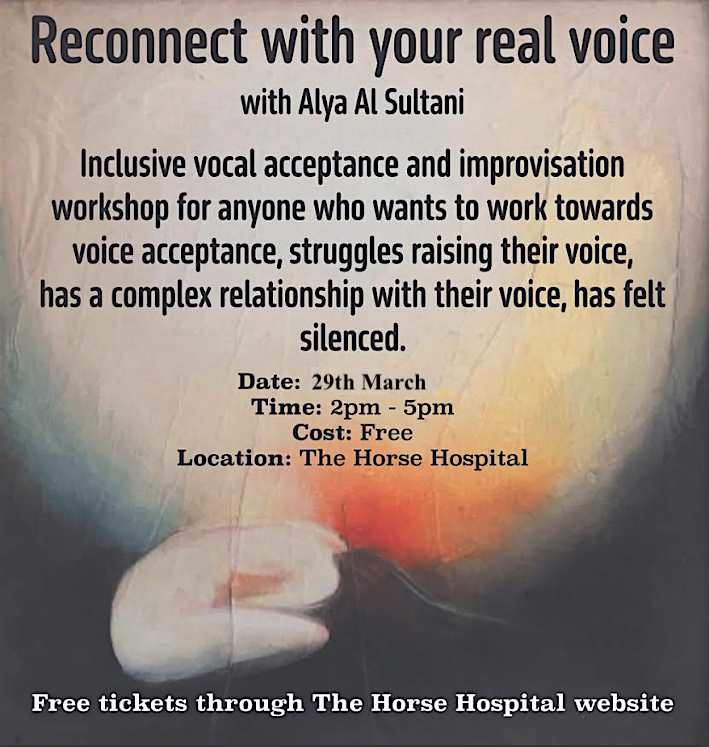 Reconnect with your real voice: with Alya Al Sultani