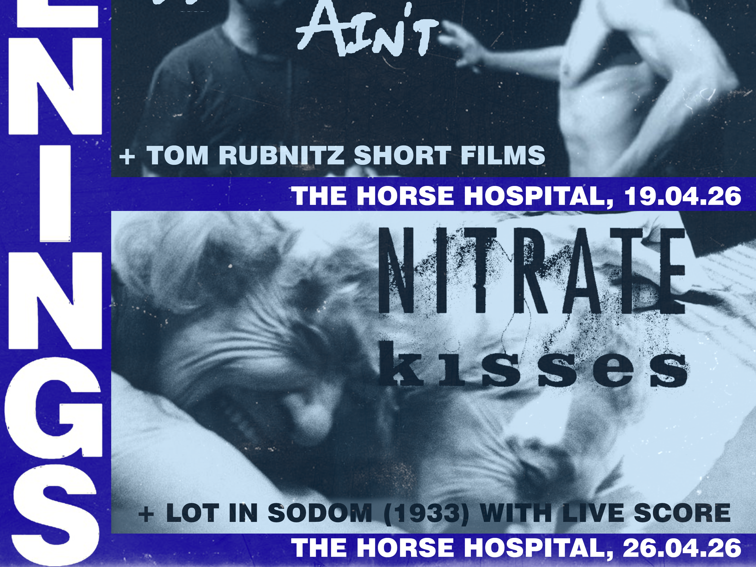Sunday Screenings: Nitrate Kisses + Lot In Sodom with live score (afternoon event)
