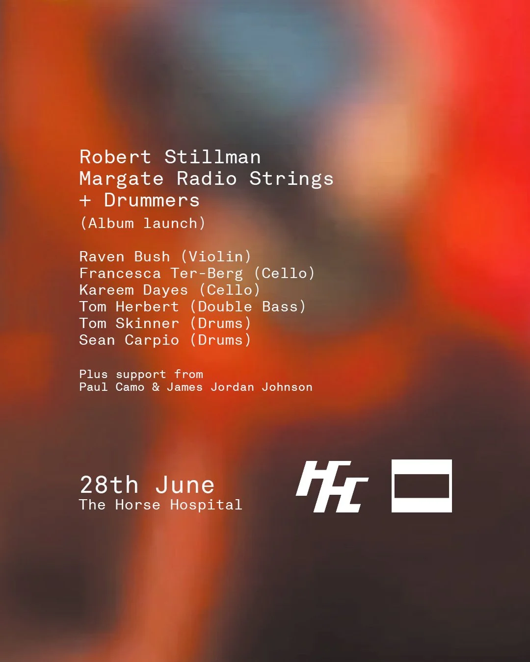 Album launch: Robert Stillman Margate Radio Strings + Drummers  | Paul Camo + James Jordan Johnson 