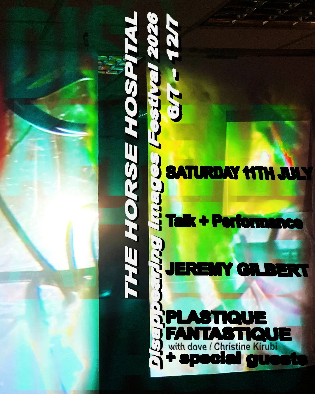 Disappearing Images (6.2): Plastique Fantastique with dove / Christine Kirubi + more TBA