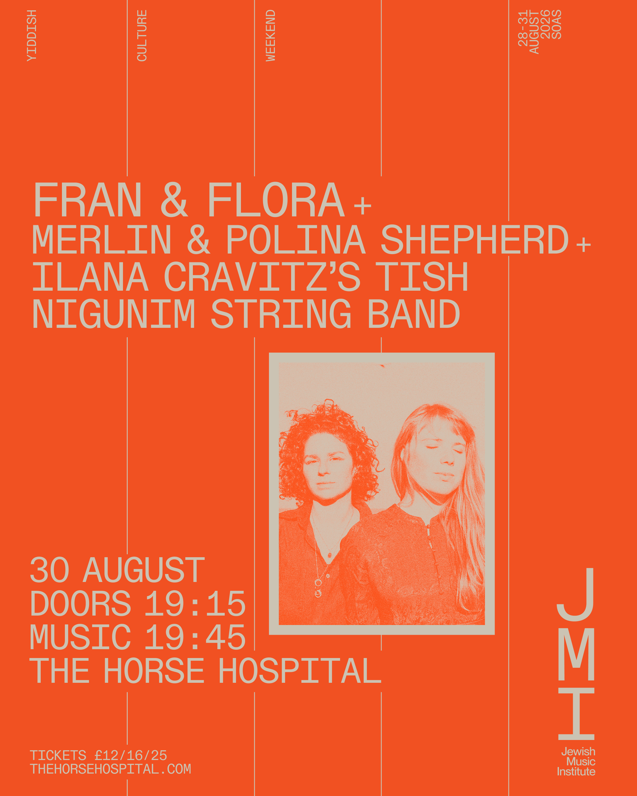 Fran &amp; Flora present a night of contemporary Yiddish music
