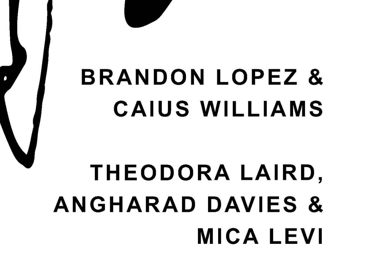 GRAIN Presents: Brandon Lopez &amp; Caius Williams / Theodora Laird, Mica Levi &amp; Angharad Davies