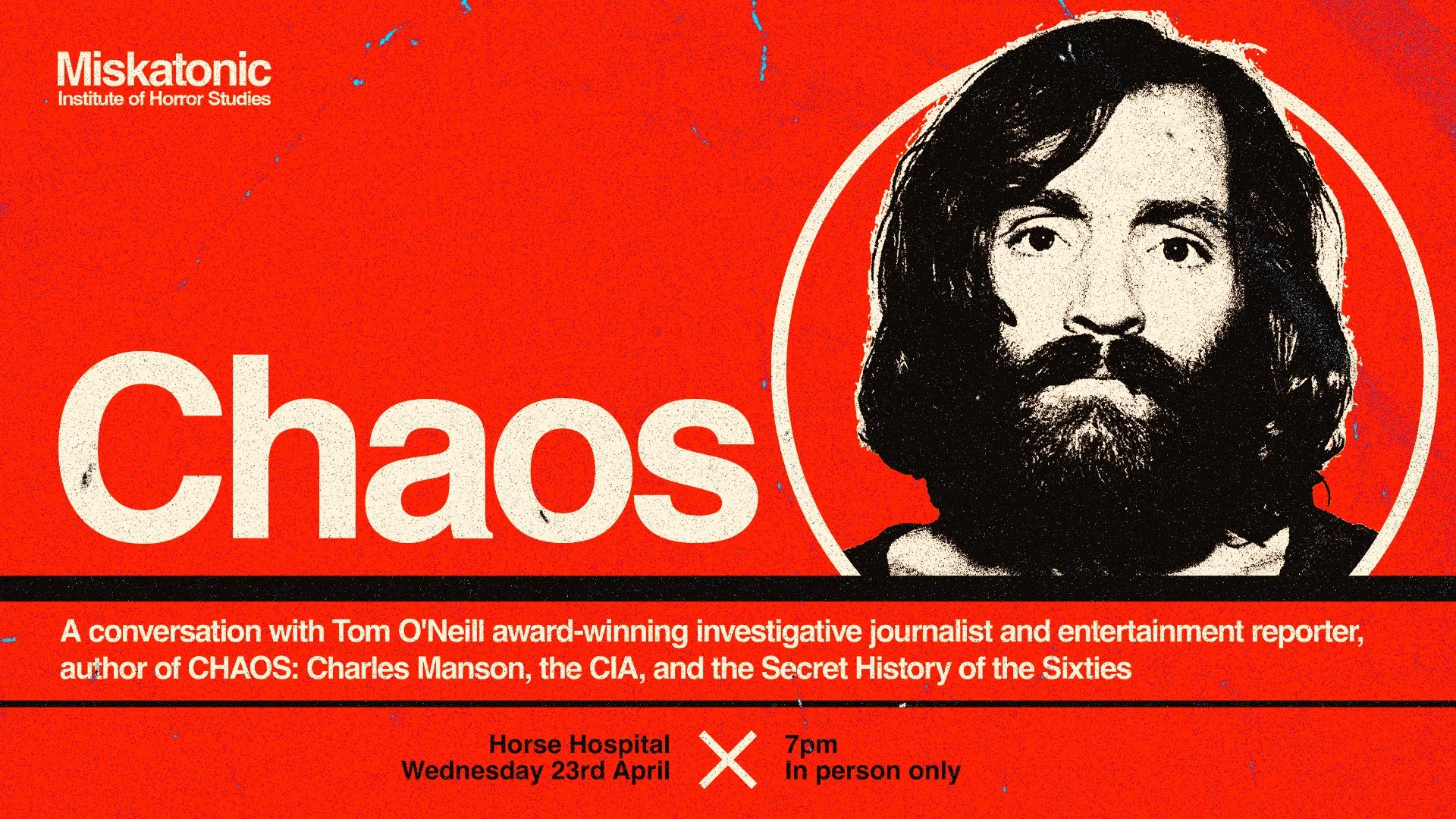 Miskatonic: CHAOS! in conversation with Tom O'Neill