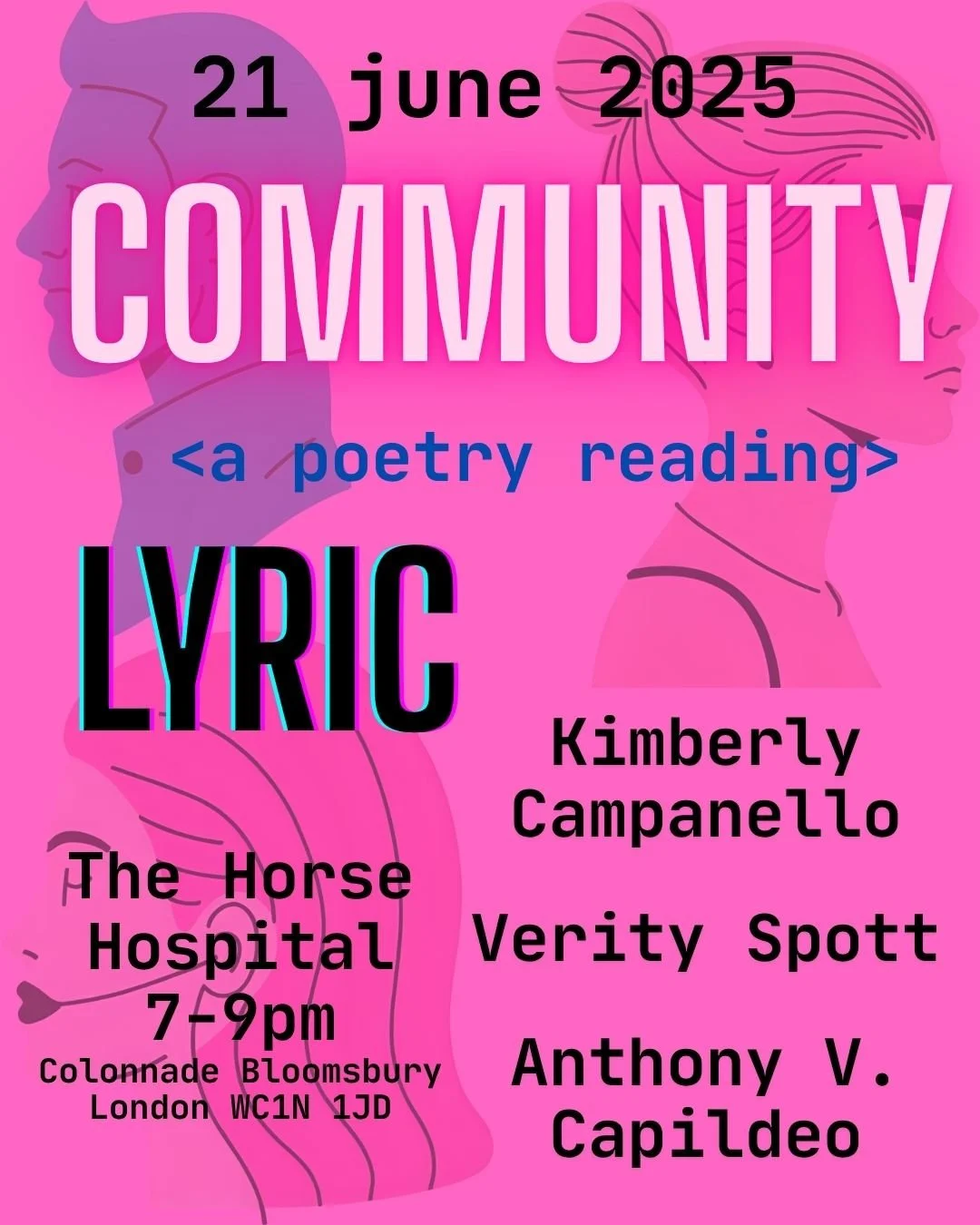 Community Lyric: a poetry reading