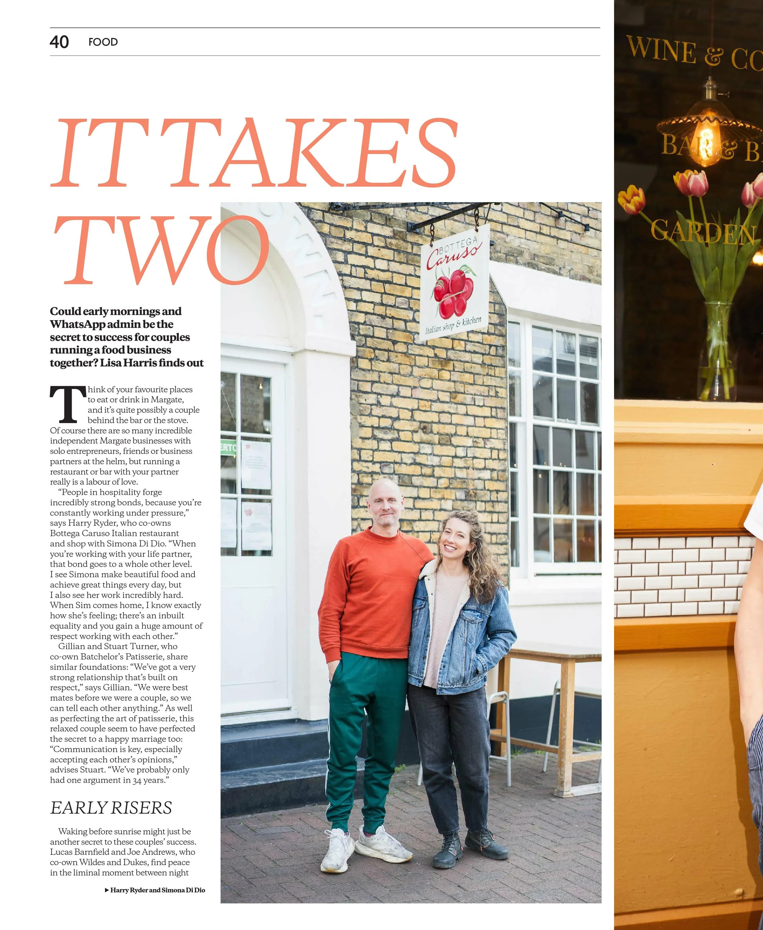 Couples restaurant feature