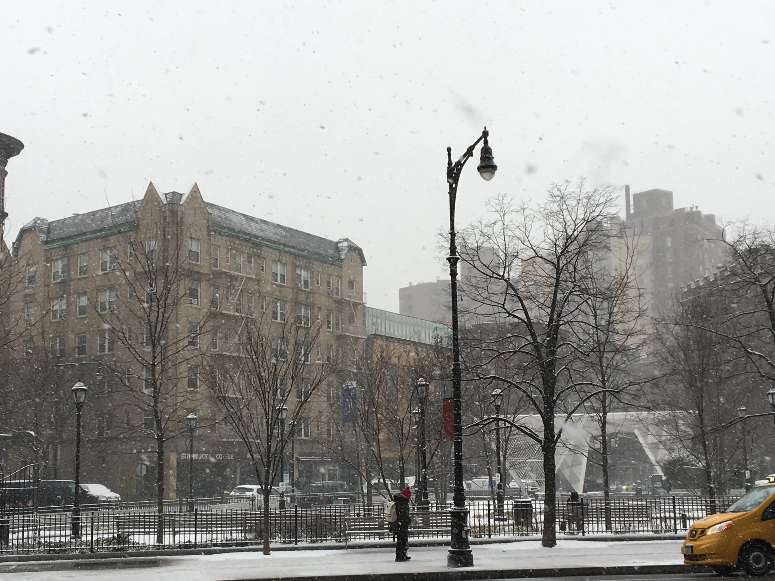 Surprise snow day in Soho
