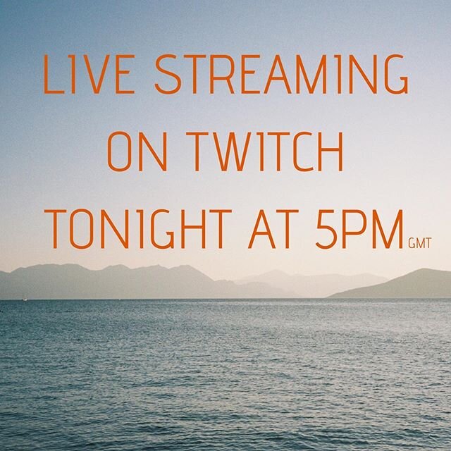 I&rsquo;ll be back on twitch tonight at 5pm. There&rsquo;s a link in my latest story or in my bio. See you then guys. Have a great day. #livestream #twitch