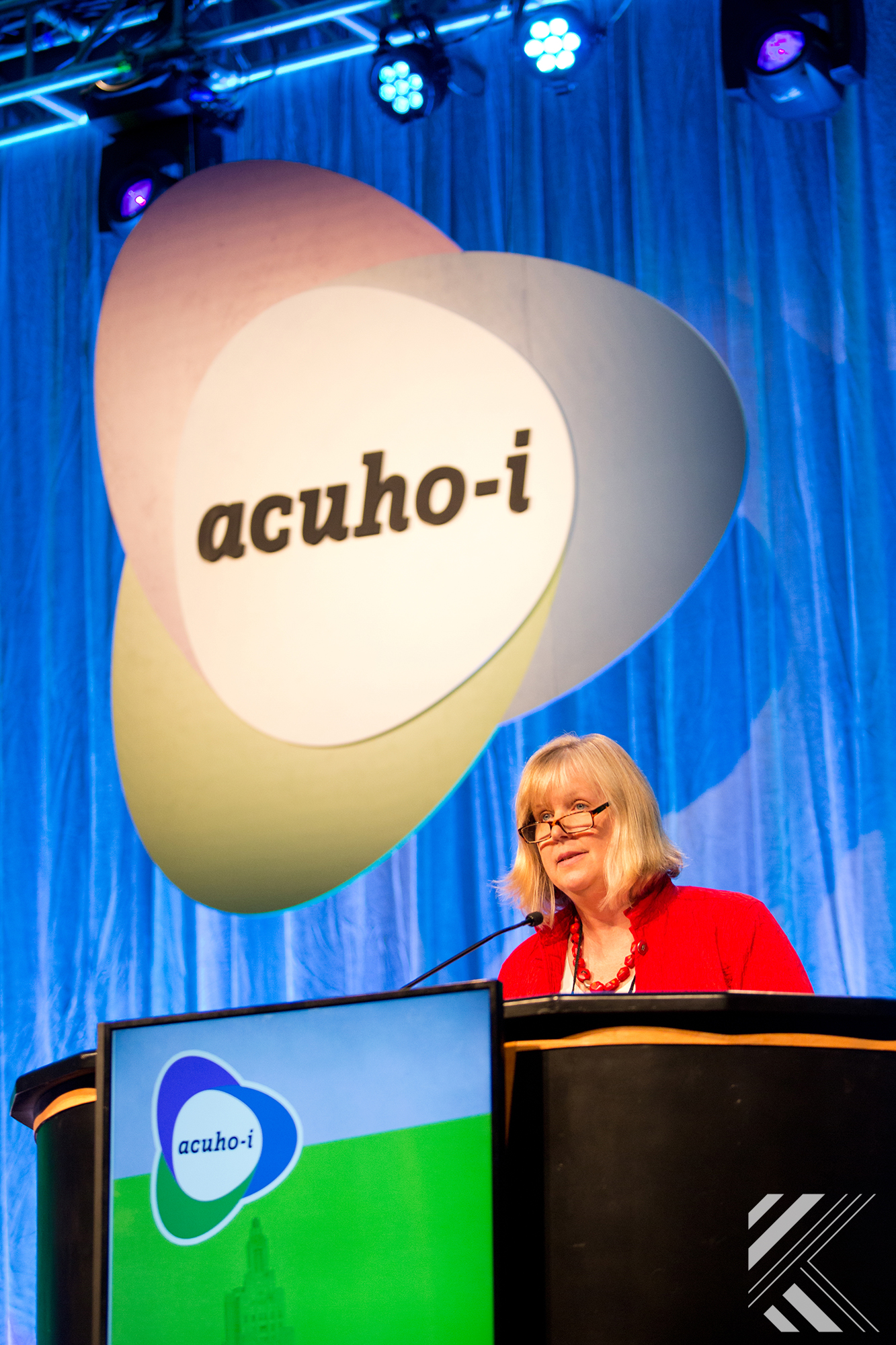 Speaker during Acuho-i conference