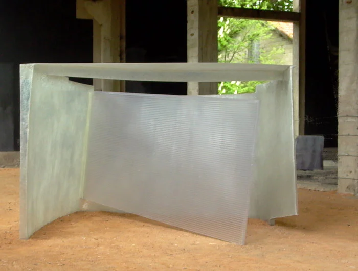 Blank . 2010 Polyester & polycarbonate. Dimensions: 140 x 240 x 225 cm