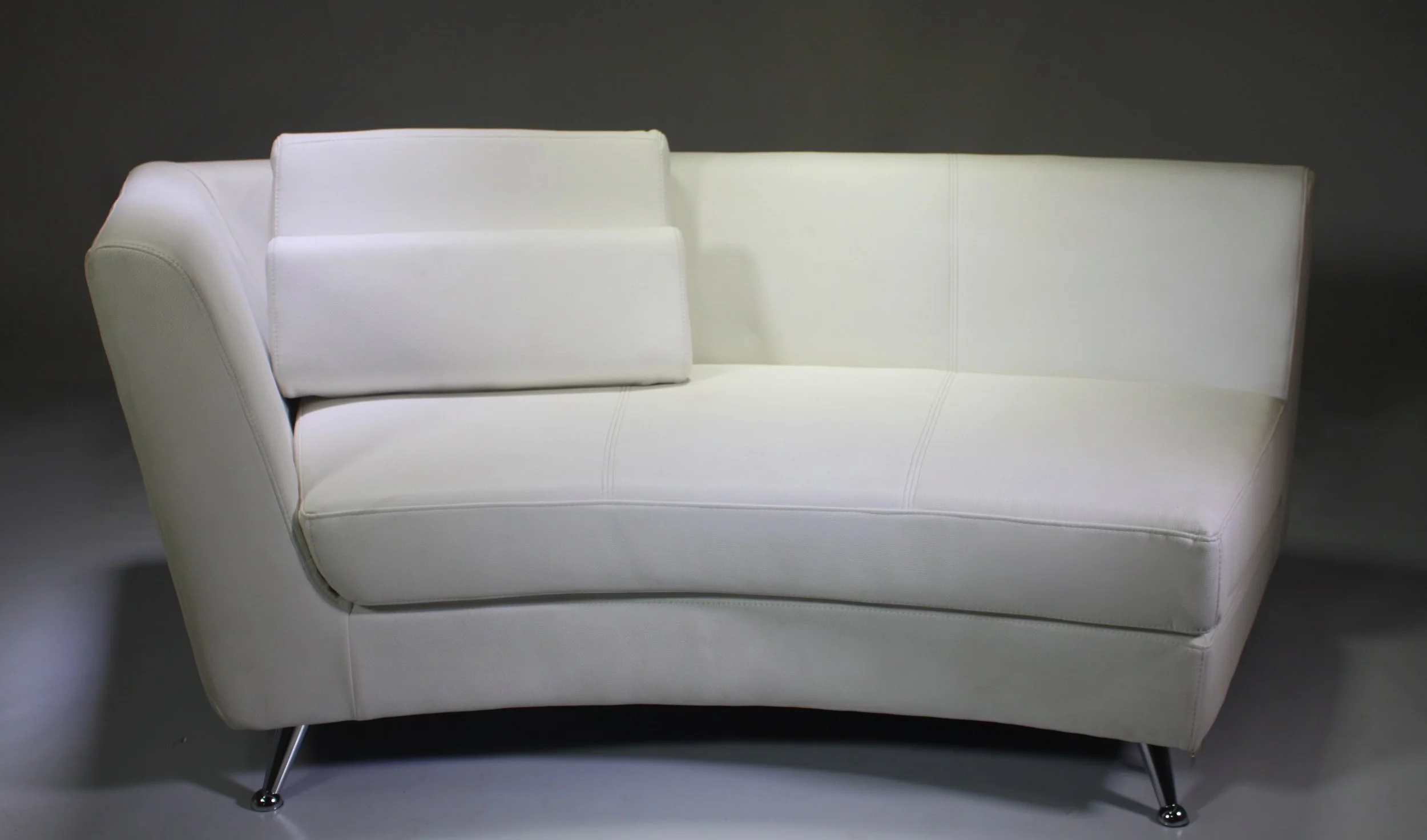 White Curved Left Arm Section