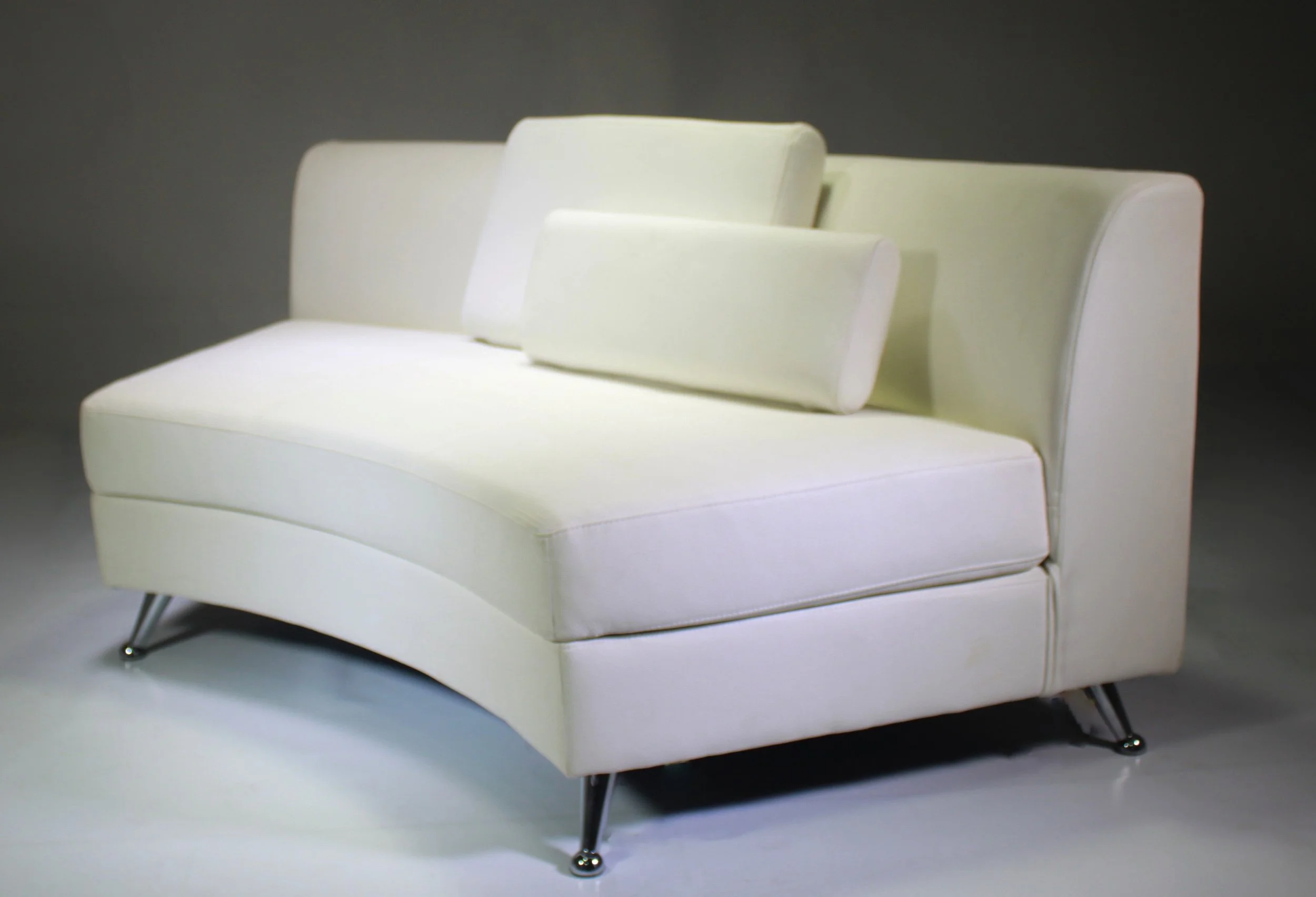 White Curved Extension Section