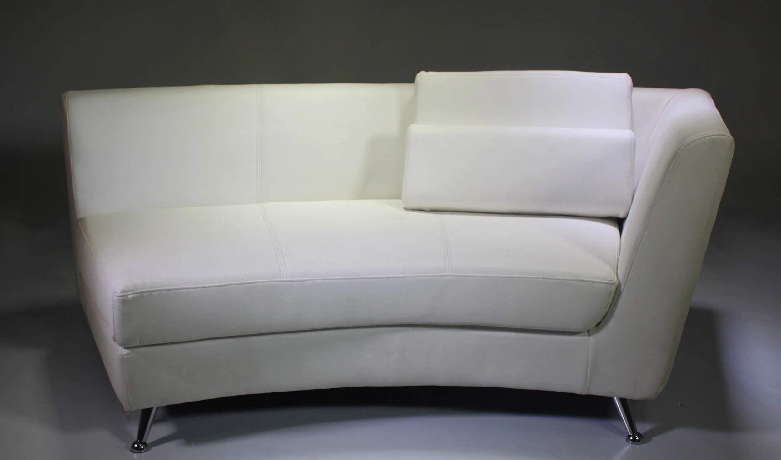 White Curved Right Arm Section