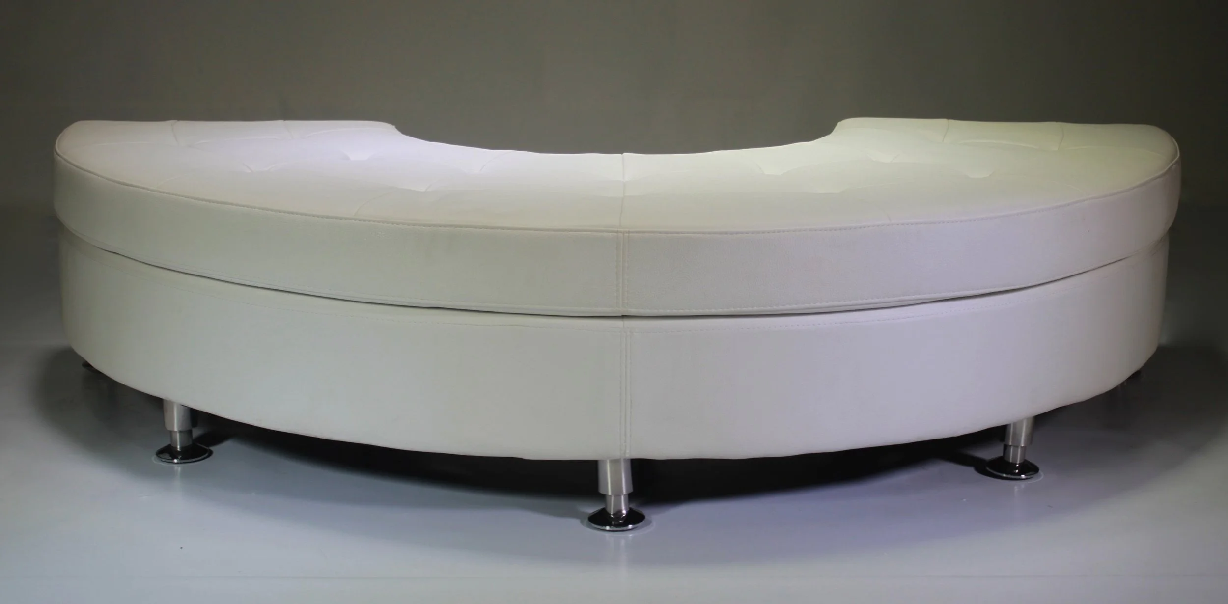 Half Circle Donut Ottoman