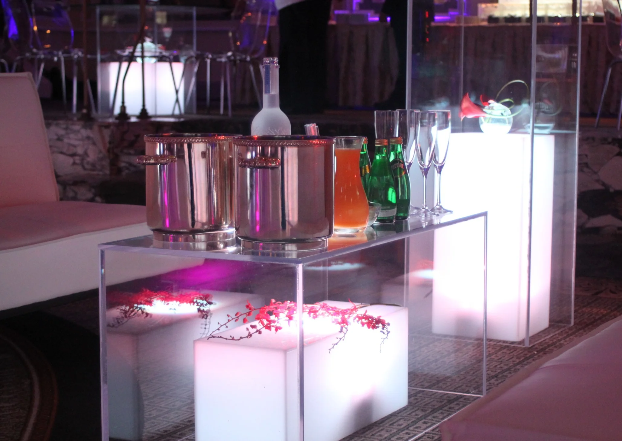 Clear Acrylic Coffee Table