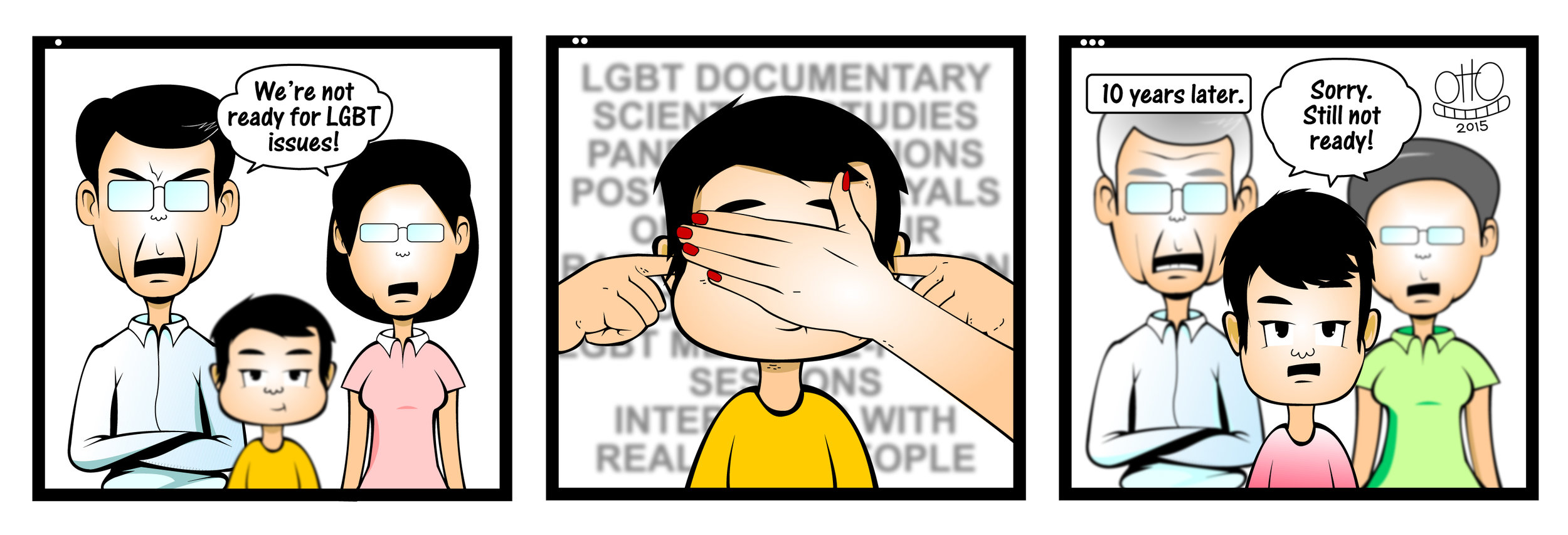 Mainstream media guidelines prohibit broadcast of music or programmes that positively portray LGBT persons and lifestyles.