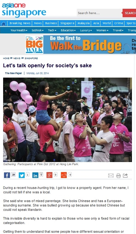 The New Paper, 30 June 2014