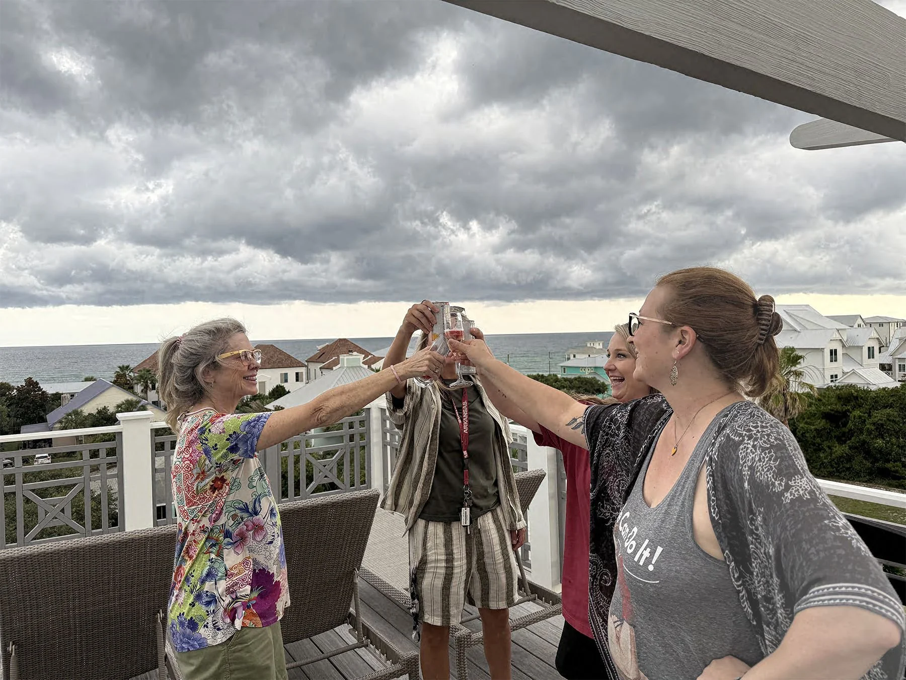 "Cheers" on the Rooftop