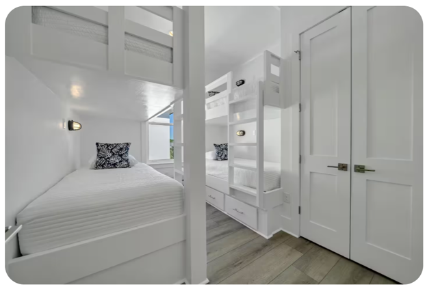 (TOP BUNK) SHARED ROOM