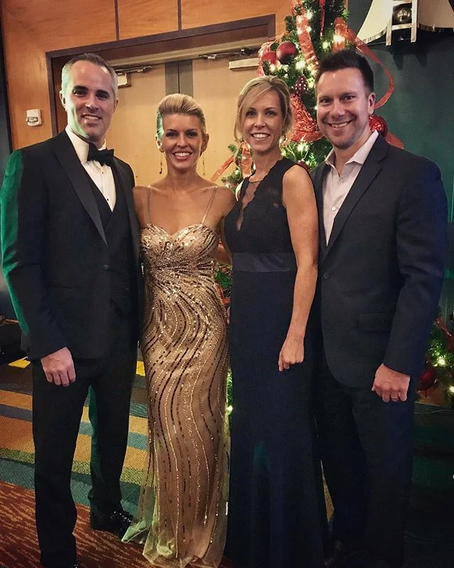 JD and I dressed up and joined our friends Brad and Kim Gillis for the United Way Holiday Ball over the weekend!