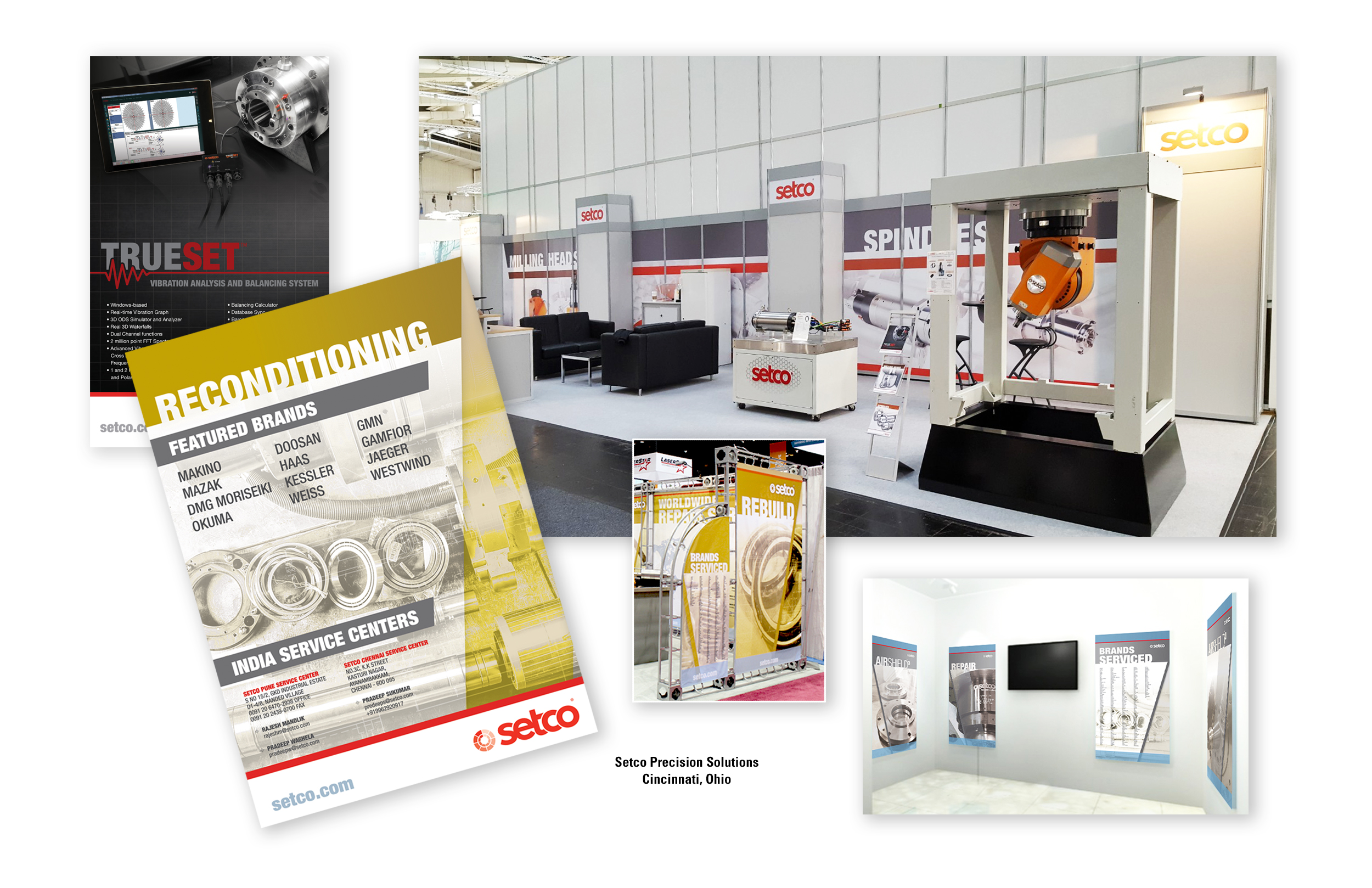 Tradeshow Design and Pamphlets for Setco