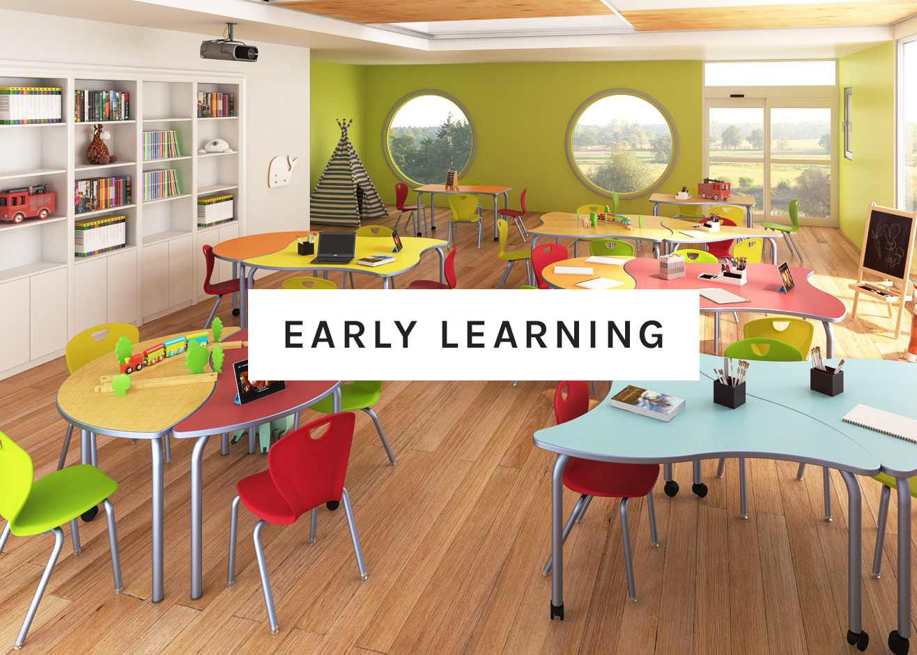 early learning table and chairs