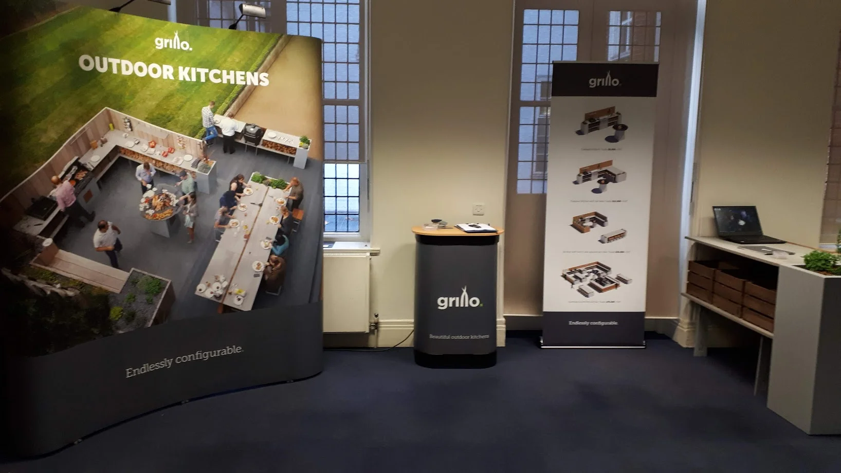 Grillo exhibiting outdoor kitchens at SGD conference
