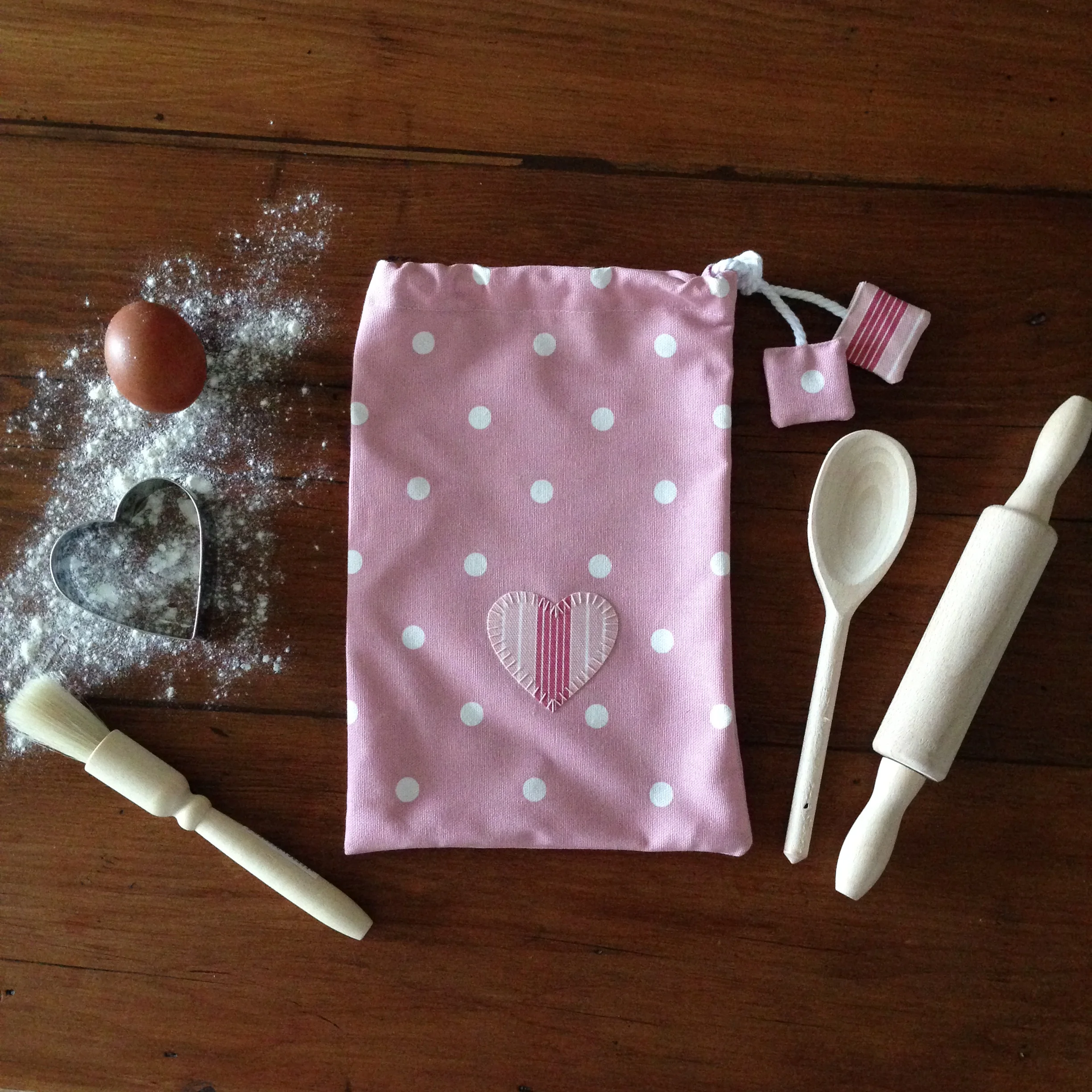 Original Baking Bag Pink Dotty.JPG