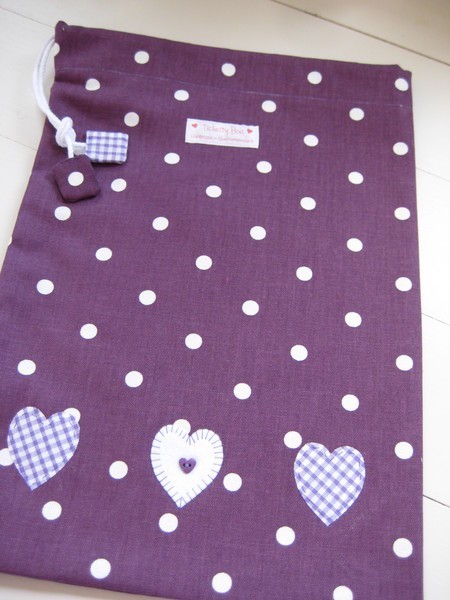 Girls personalised gym bag example of the back.jpeg