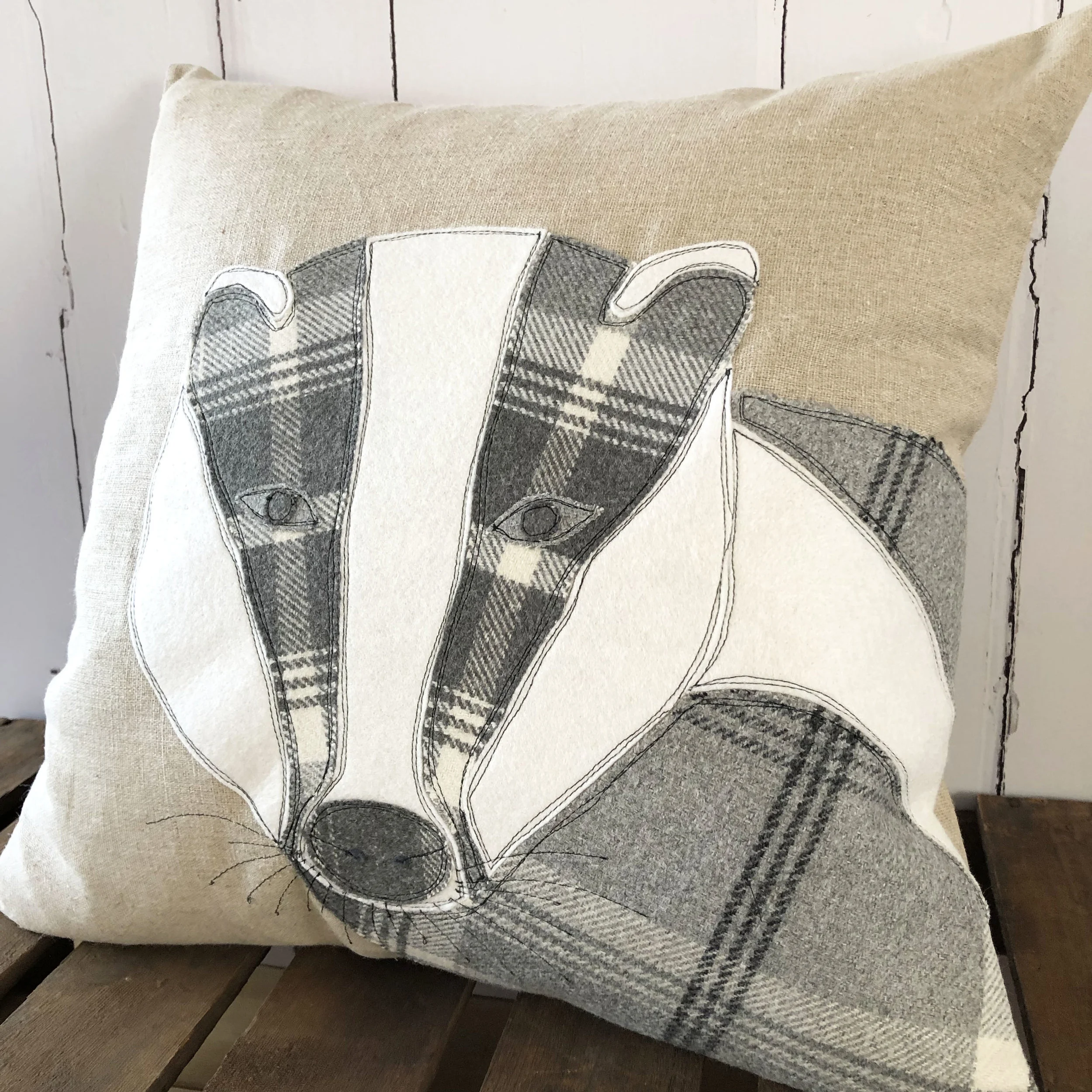 Boris the Badger cushion 1.jpg
