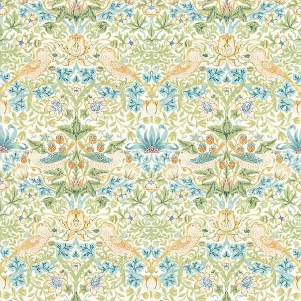 William Morris Strawberry Thief Apple/Blush Matt Oilcloth