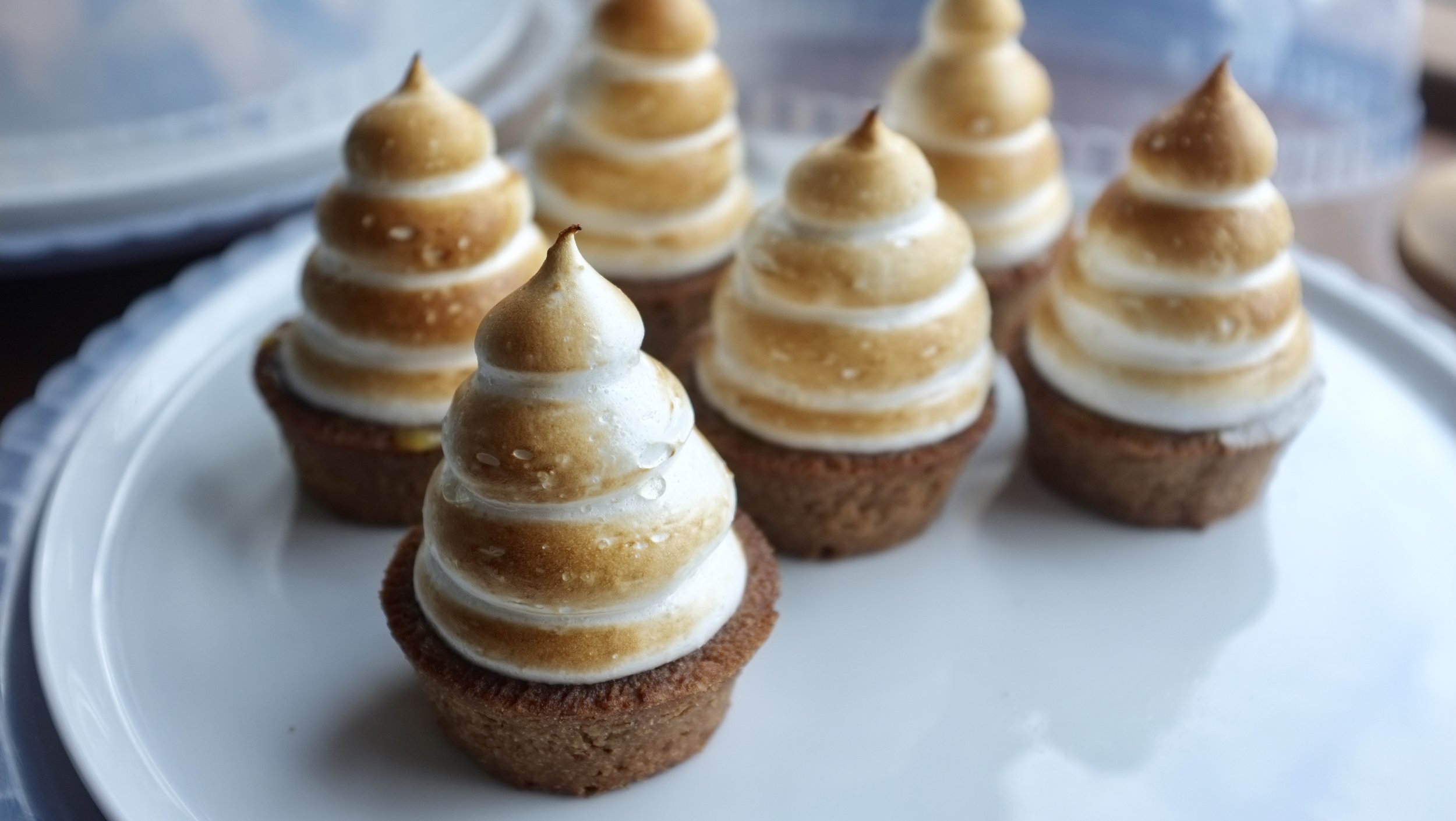 Banana flour muffins with meringue from Made's Bakery.