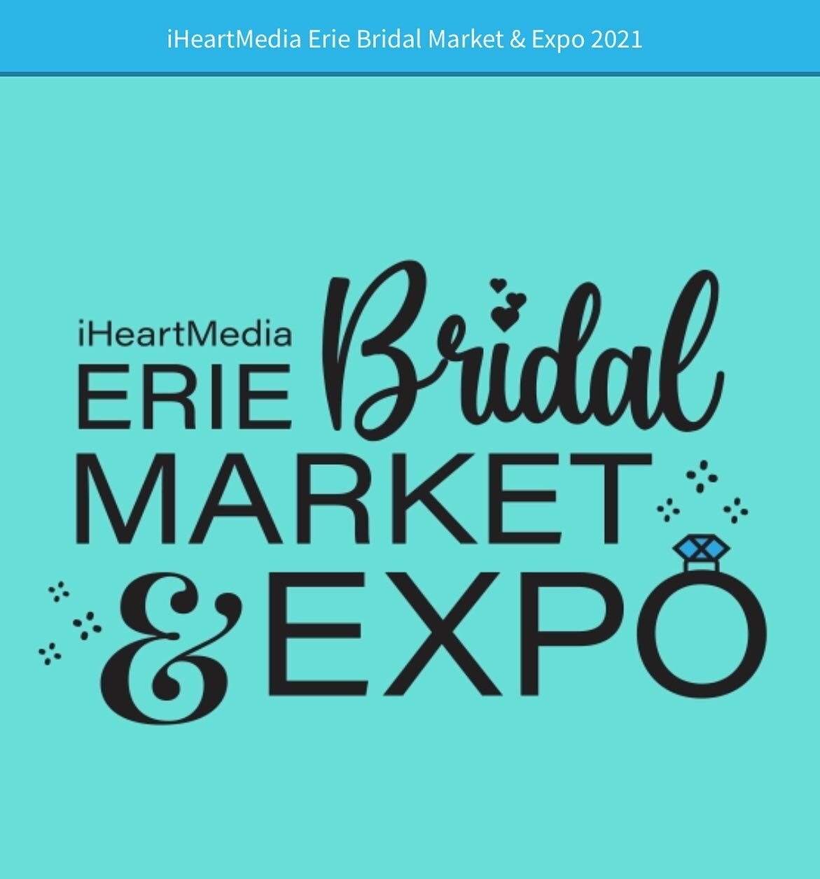 Calling all bridal couples!!!
&bull;&bull;&bull;
The iHeartMedia Erie Bridal Market and Expo is happening this Sunday April 18th!! We will be there to discuss all your wedding printing needs. Register today and come visit us at the convention center.