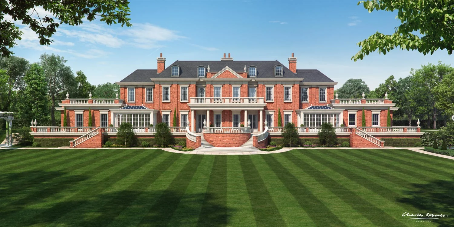 Artists impression garden elevation