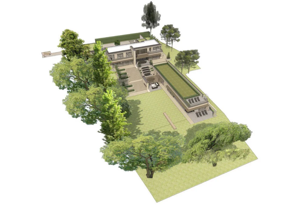 Architect’s site sketch