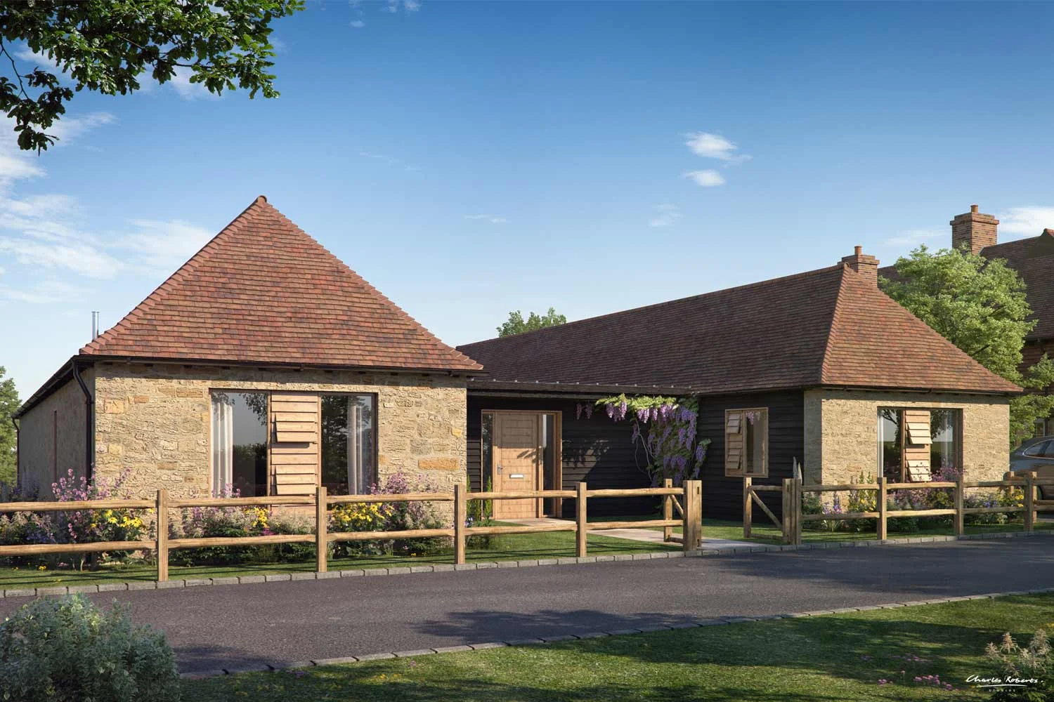 3d visualisation of the Courtyard House