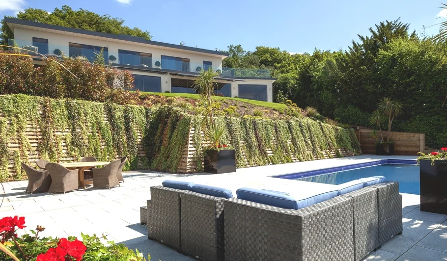Photo of the completed garden