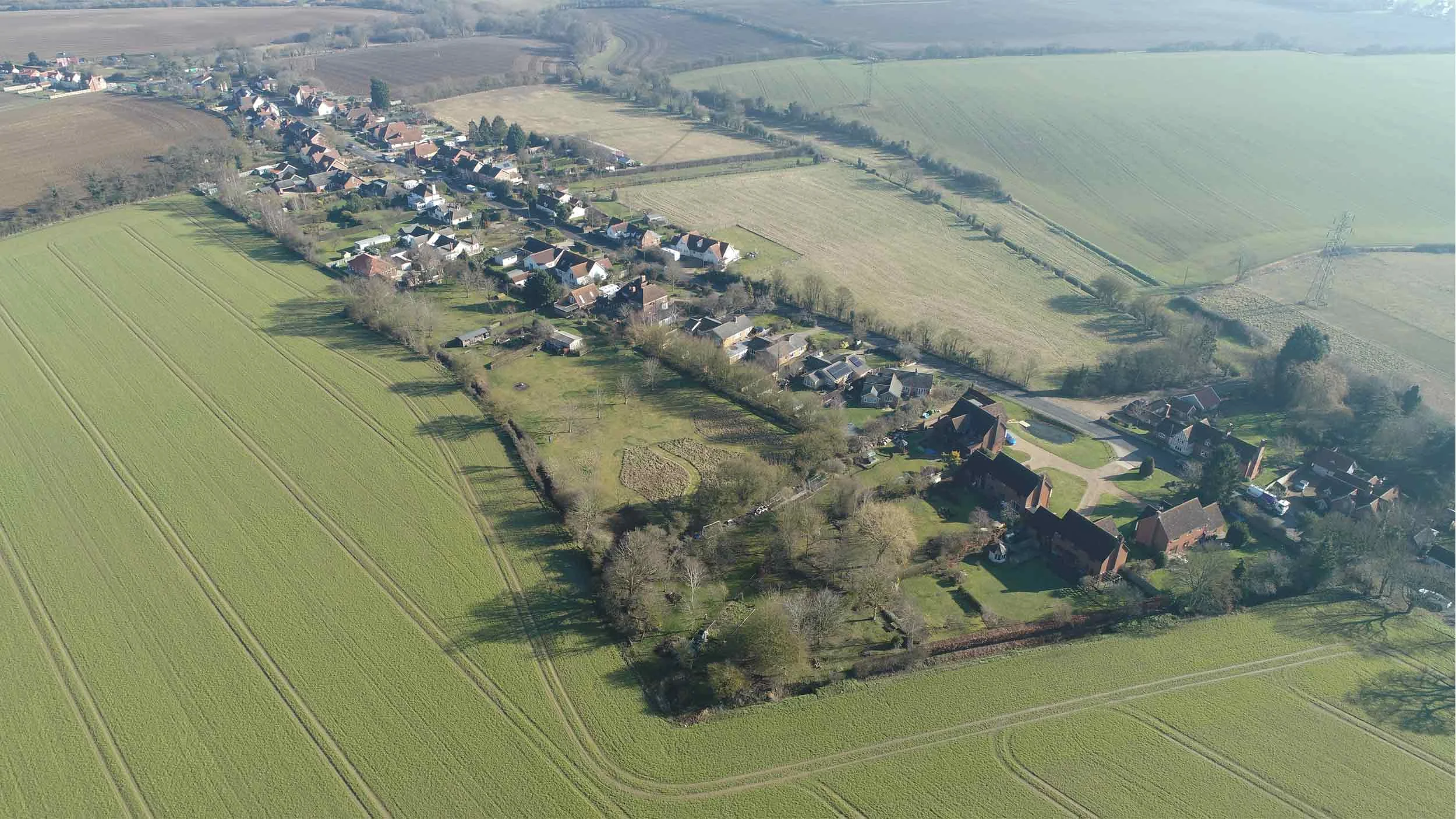 Photo of site before proposed development