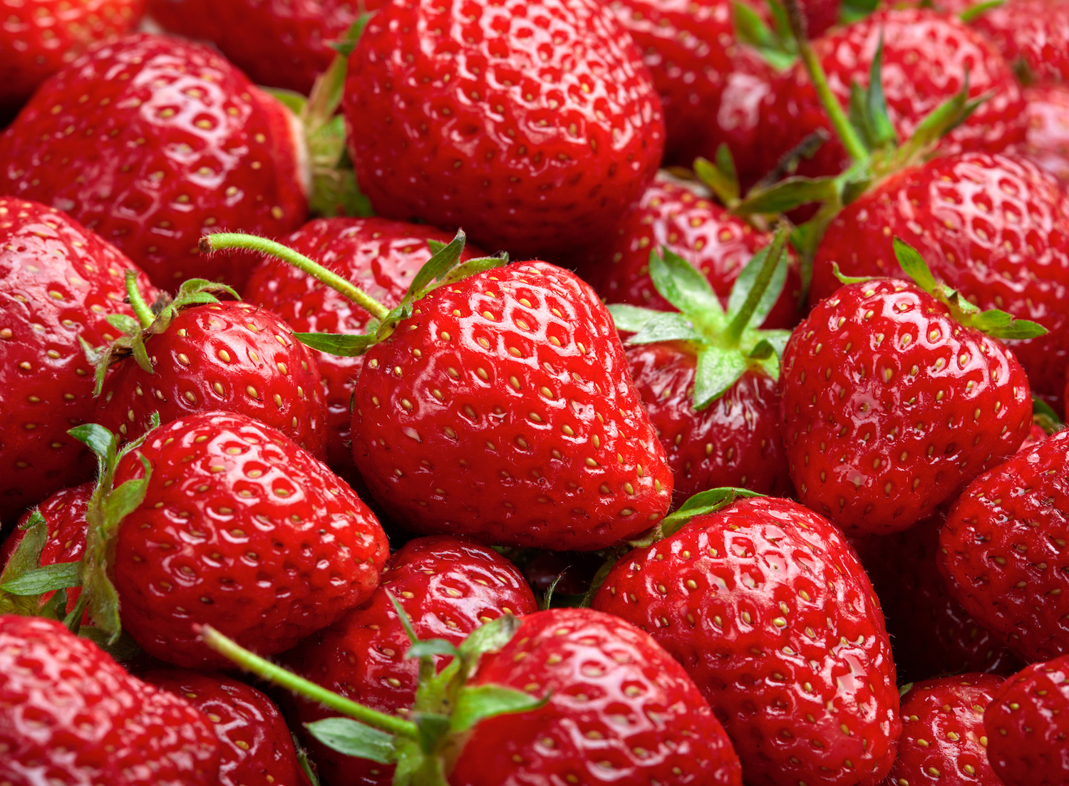 6 strawberries = 25mg