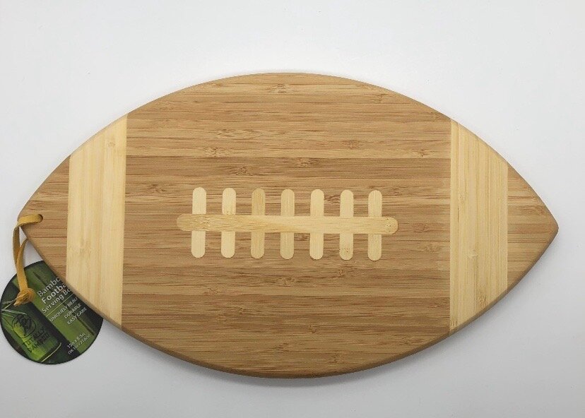 Custom Football Bamboo Cutting Board