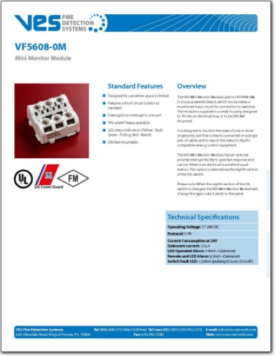 VF5608-0M , Marine Mini Input Module