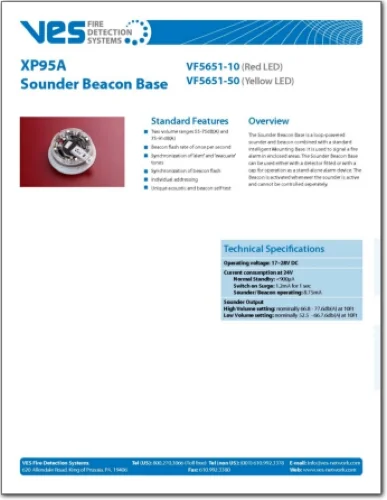 VF5651, XP95A Sounder Beacon Base