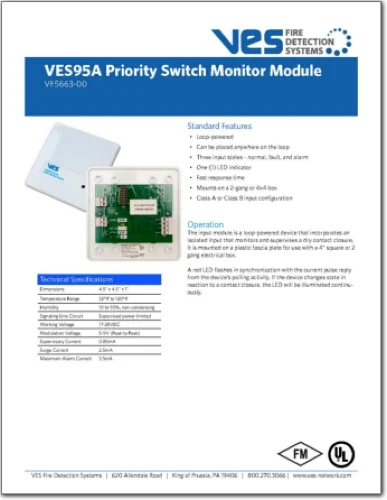    VF5663-00 , Priority Switch Monitor Module  