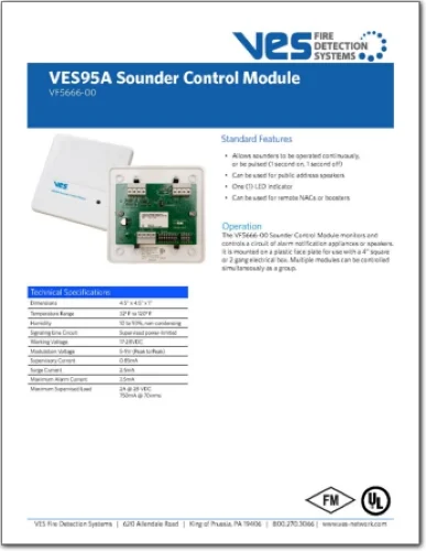    VF5666-00 , Sounder Control Module  