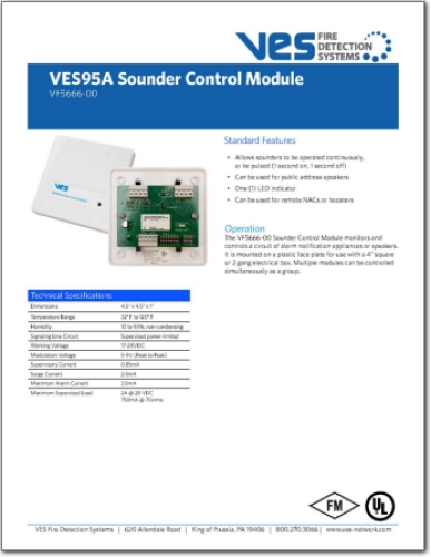 VF5666-00, Sounder Control Module