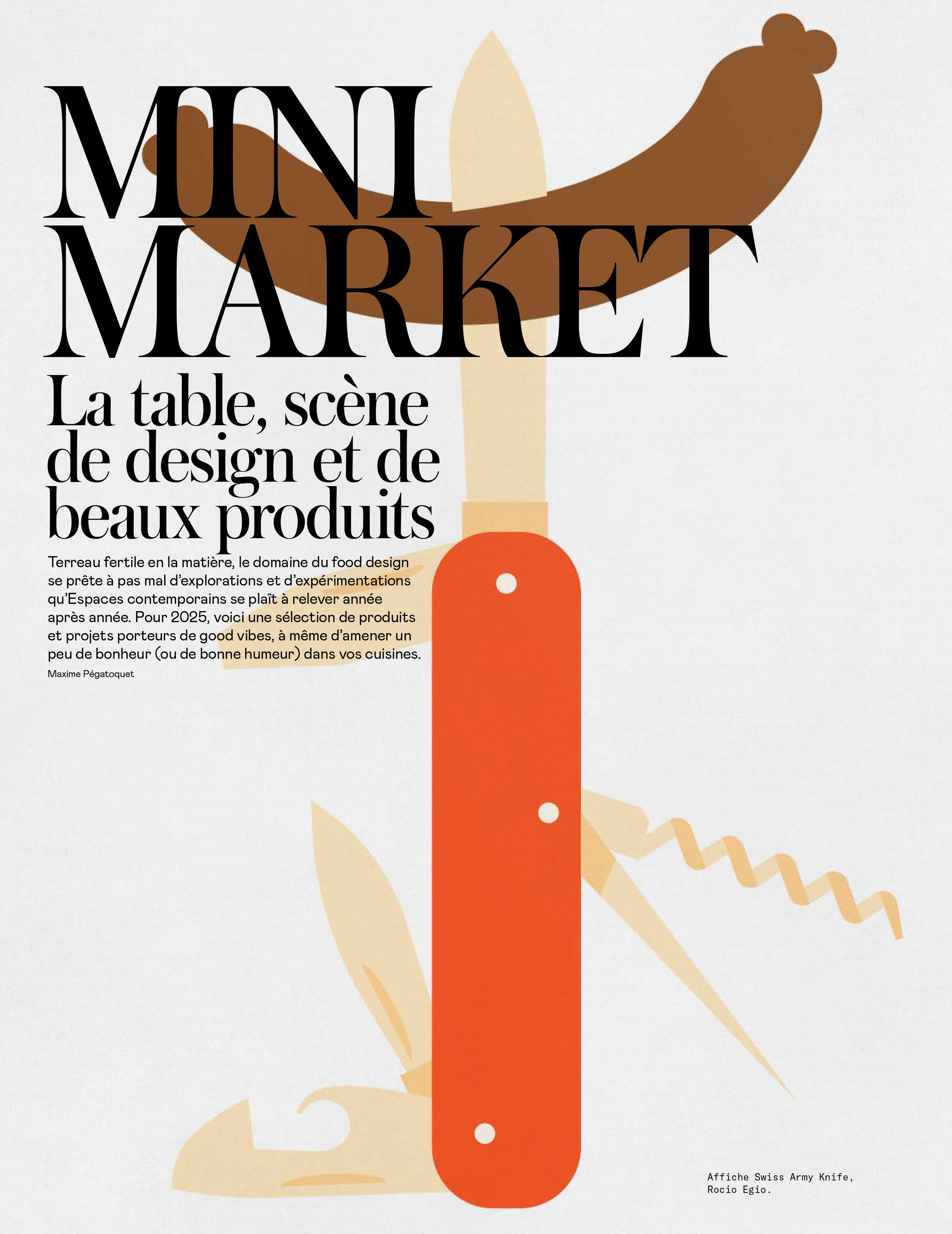 Espaces Contemporaines | Editorial illustration