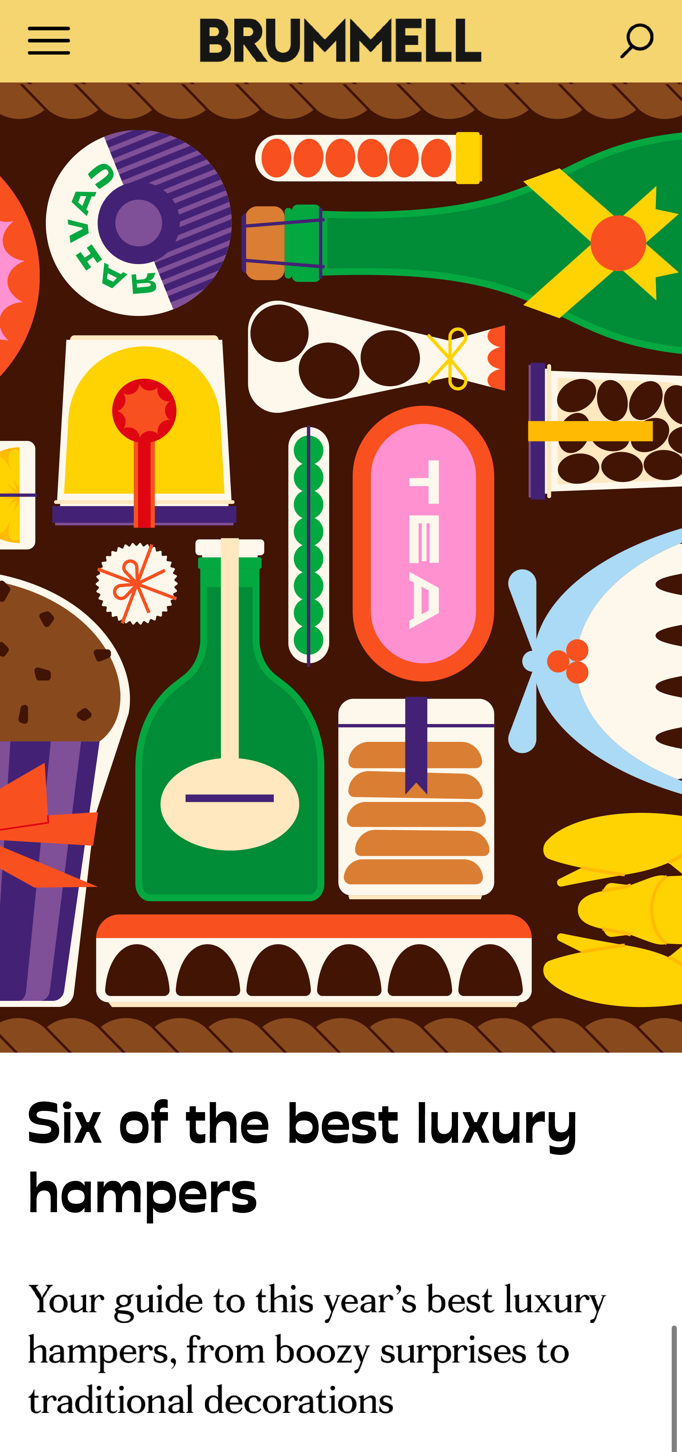 Brummell | Editorial illustration