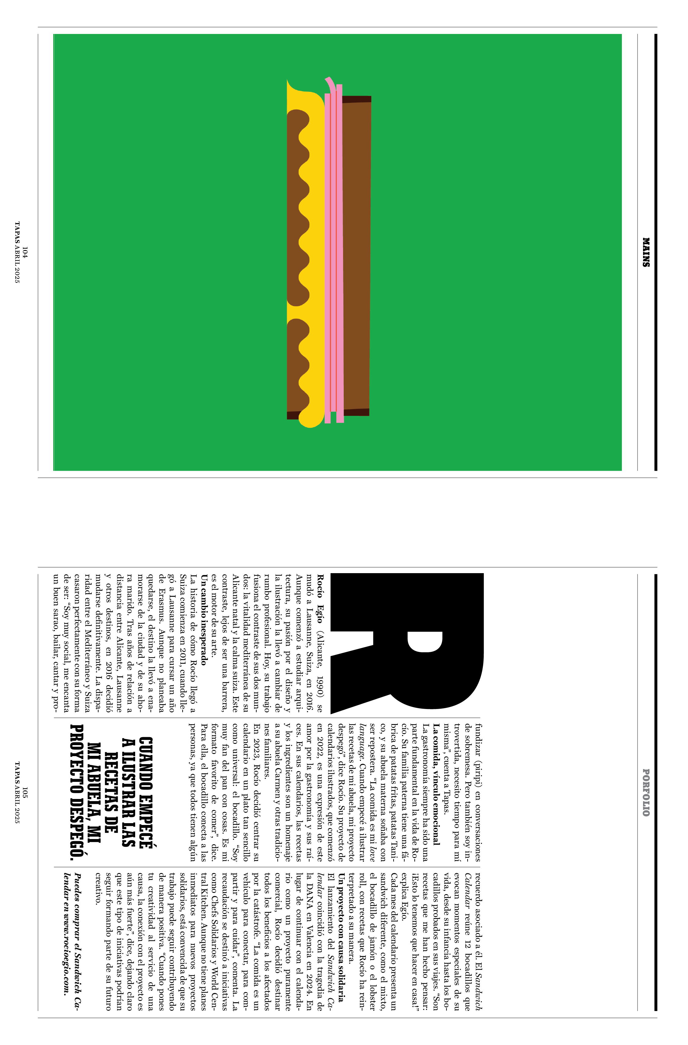Tapas Magazine | Editorial illustration